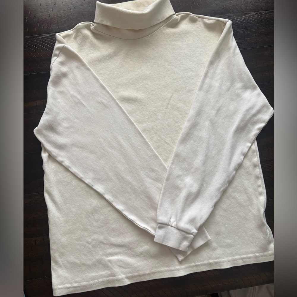 Eddie Bauer Off-White Cotton Hoodie
